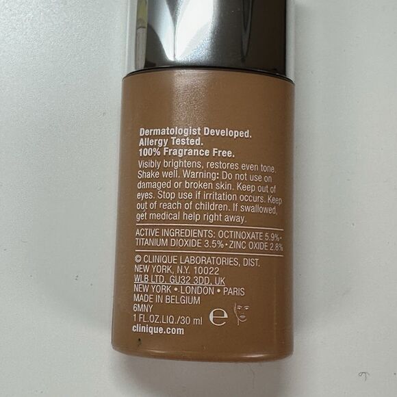 Clinique Even Better Makeup Broad Spectrum SPF 15 Evens & Correct NEW - Picture 9 of 10